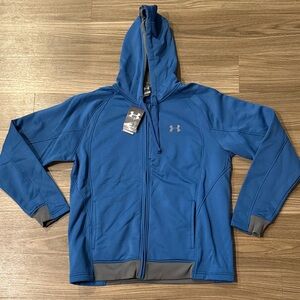 Under Armour Blue and Gray Zip-Up Jacket